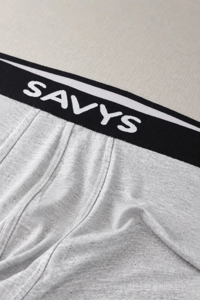 Heather Grey Modal Boxershort - Savys Retail - underwear