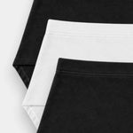 High Waist Brief (Pack of 3) - Black White Black - Savys Retail - underwear