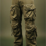 Men Cargo Trouser 8 Pockets - Savys - 