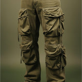 Men Cargo Trouser 8 Pockets - Savys - 