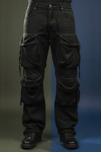 Men Cargo Trouser 8 Pockets - Savys - 