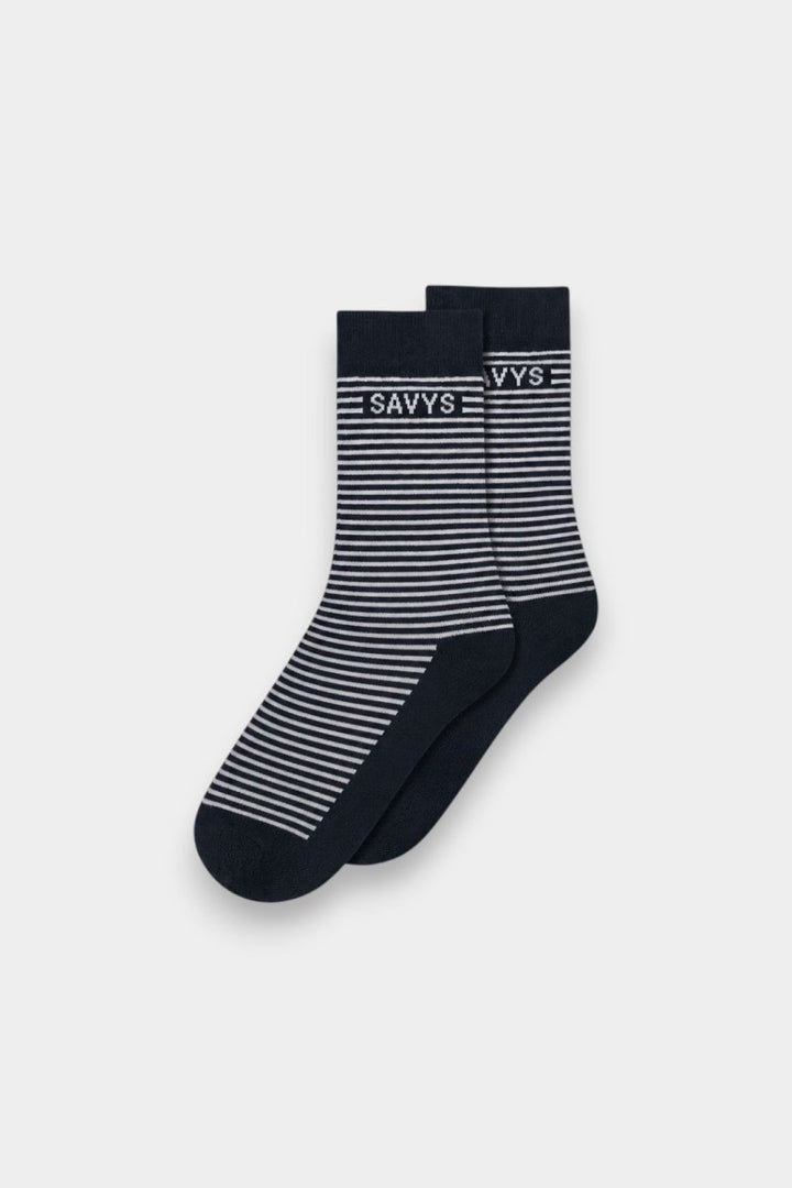 Men Classic Stripe Crew Socks (3 Pair) - Savys Retail - 