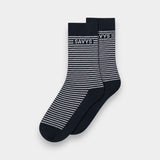 Men Classic Stripe Crew Socks (3 Pair) - Savys Retail - 