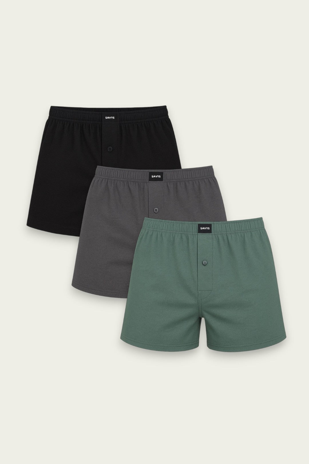 Men Cotton Boxer (Pack of 3) - Savys - 