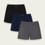 Men Cotton Boxer (Pack of 3) - Savys - 