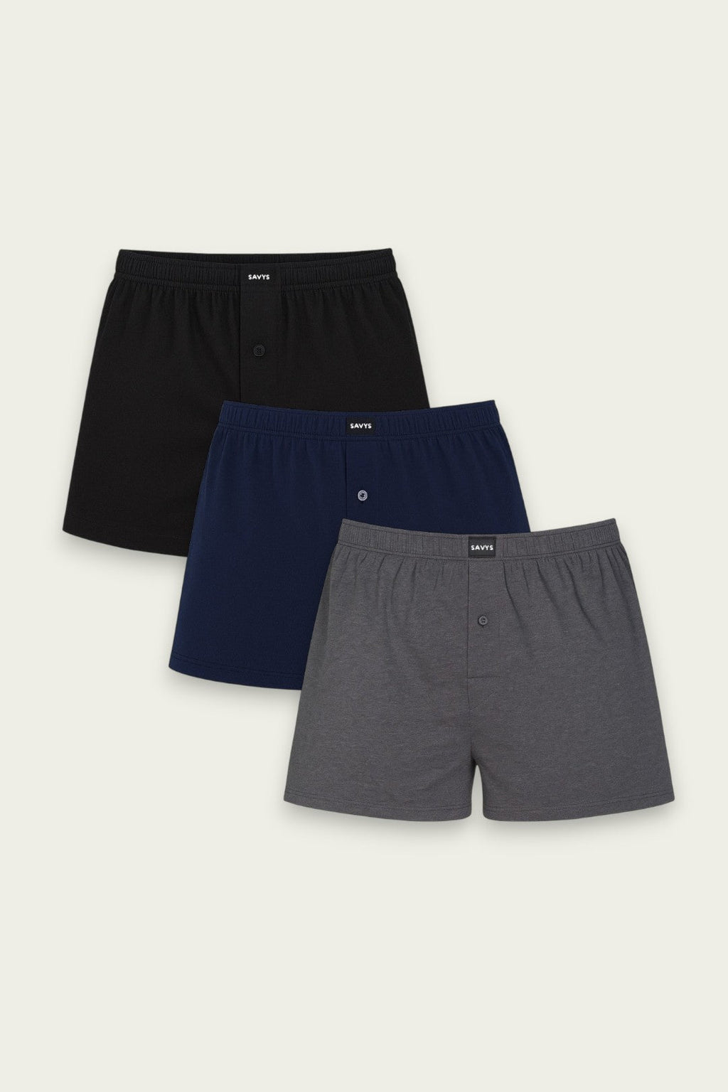 Men Cotton Boxer (Pack of 3) - Savys - 