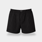 Men Cotton Boxer (Pack of 3) - Black Pinstriped - Savys Retail - 