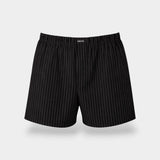 Men Cotton Boxer (Pack of 3) - Black Pinstriped - Savys Retail - 
