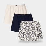 Men Cotton Boxer (Pack of 3) - Vintage Navy - Savys Retail -
