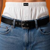 Men Cotton Boxer (Pack of 3) - White Pinstriped - Savys Retail -