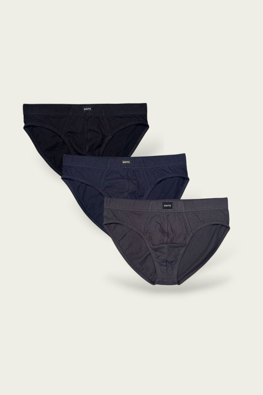 Men Cotton Brief (Pack of 3) - Savys - 