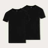 Men Crew Neck Undershirt (Pack of 2) - Savys - 
