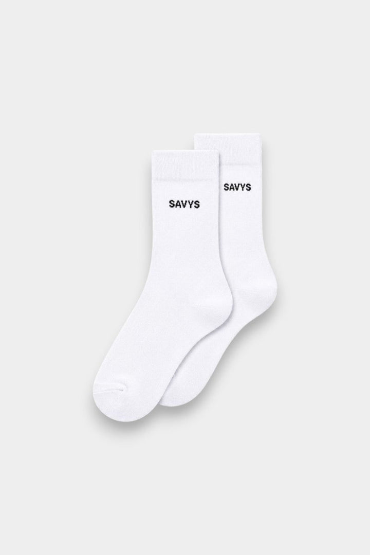Men Essential Crew Socks (3 Pairs) – White - Savys Retail - 