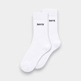Men Essential Crew Socks (3 Pairs) – White - Savys Retail - 
