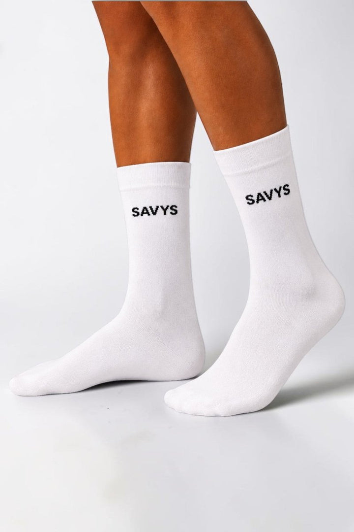 Men Essential Crew Socks (3 Pairs) – White - Savys Retail - 