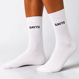 Men Essential Crew Socks (3 Pairs) – White - Savys Retail - 