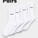 Men Essential Crew Socks (3 Pairs) – White - Savys Retail - 