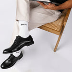 Men Essential Crew Socks (3 Pairs) – White - Savys Retail - 