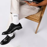 Men Essential Crew Socks (3 Pairs) – White - Savys Retail - 