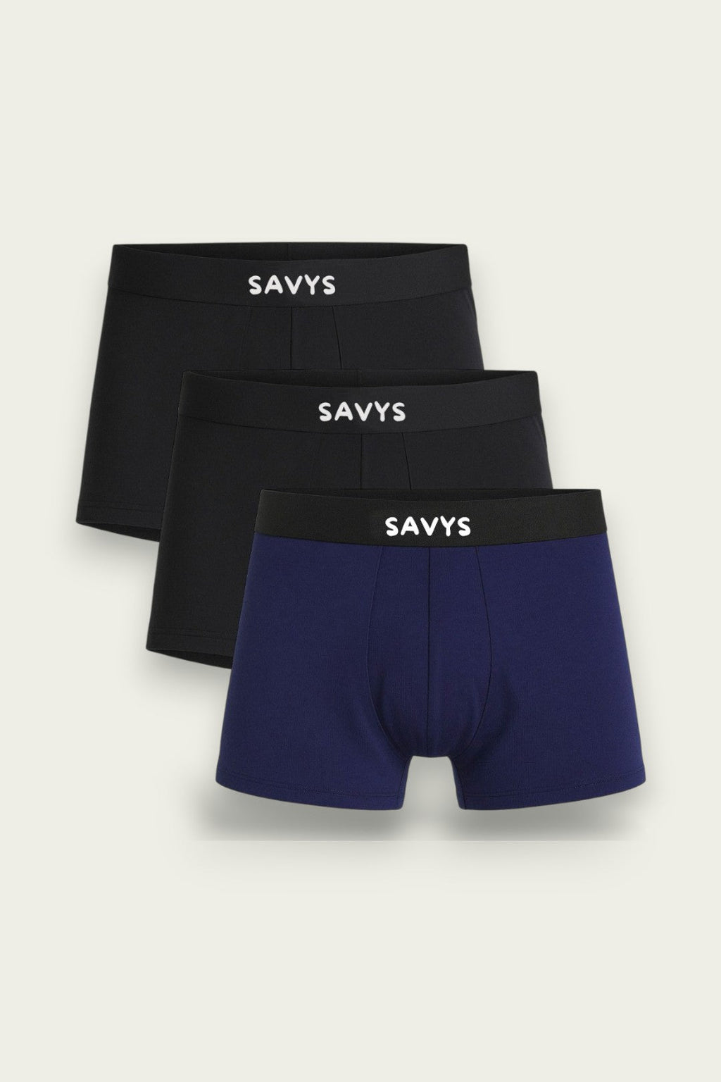 Men Logo Boxershort Underwear (Pack of 3) - Savys - 