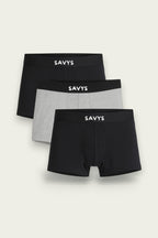 Men Logo Boxershort Underwear (Pack of 3) - Savys - 
