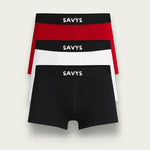 Men Logo Boxershort Underwear (Pack of 3) - Savys - 