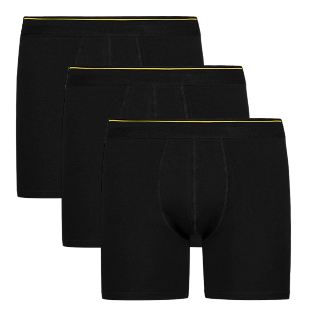 Men Long Leg Boxer Brief (Pack of 3) - Savys - 
