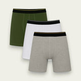 Men Long Leg Boxer Brief (Pack of 3) - Savys Retail - 