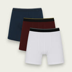 Men Long Leg Boxer Brief (Pack of 3) - Savys - 