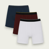 Men Long Leg Boxer Brief (Pack of 3) - Savys - 