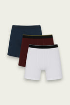 Men Long Leg Boxer Brief (Pack of 3) - Savys - 