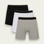 Men Long Leg Boxer Brief (Pack of 3) - Savys Retail - 