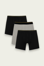 Men Long Leg Boxer Brief (Pack of 3) - Savys - 