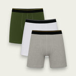 Men Long Leg Boxer Brief (Pack of 3) - Savys - 