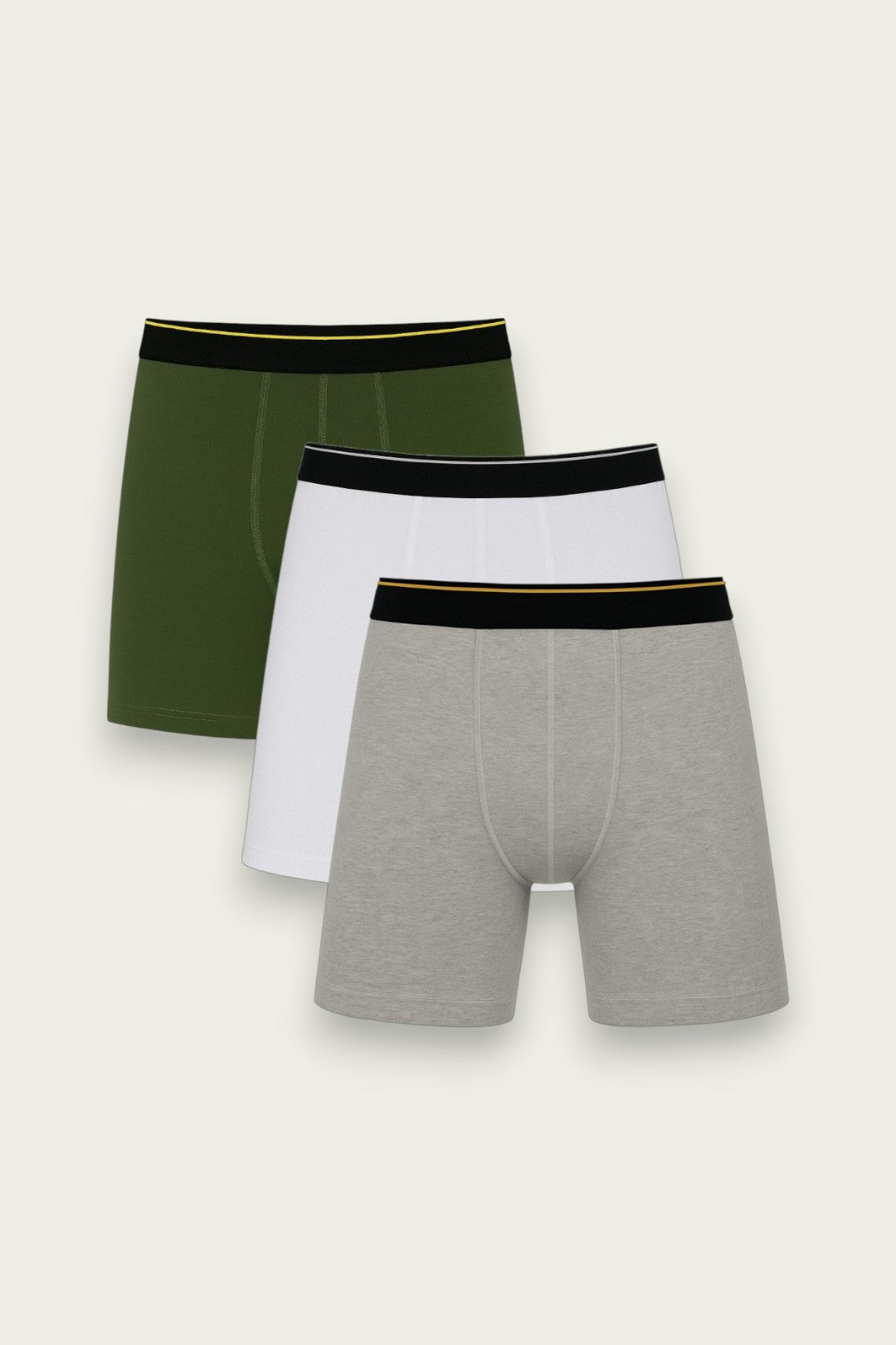 Men Long Leg Boxer Brief (Pack of 3) - Savys - 
