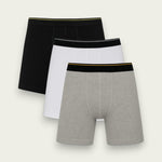 Men Long Leg Boxer Brief (Pack of 3) - Savys - 