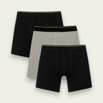 Men Long Leg Boxer Brief (Pack of 3) - Savys Retail - 