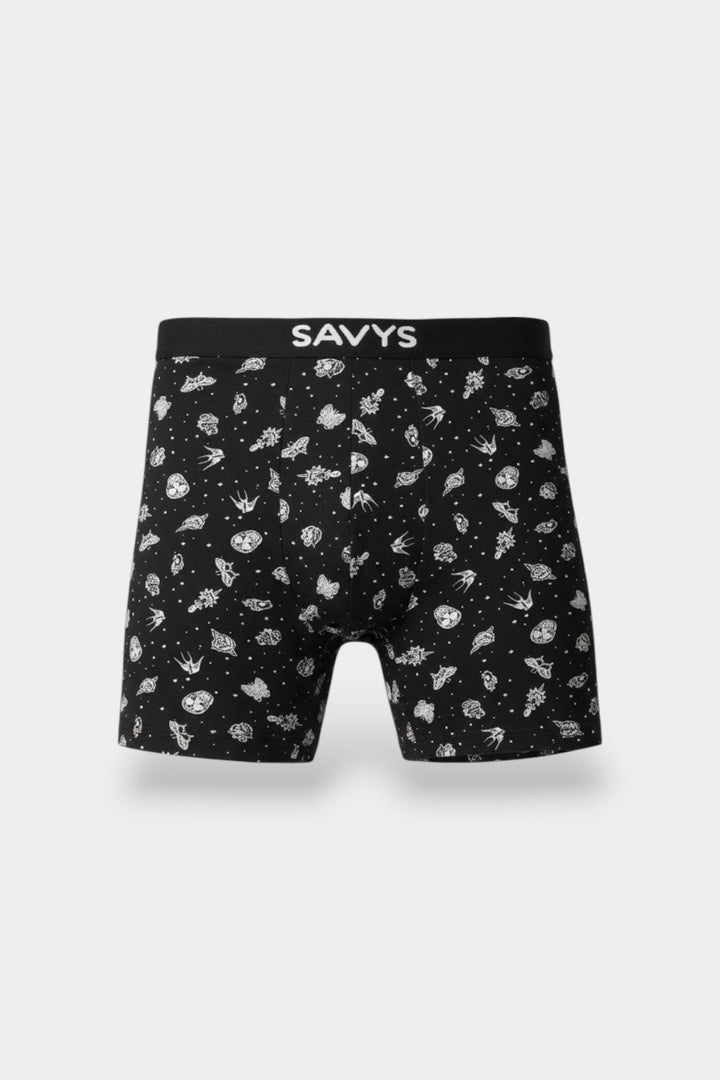 Men Long Leg Boxer Brief (Pack of 3) - Stellar Space - Savys Retail - 