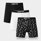 Men Long Leg Boxer Brief (Pack of 3) - Stellar Space - Savys Retail - 