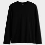 Men Long Sleeve Shirt - Black - Savys Retail - lounge wear