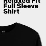 Men Long Sleeve Shirt - Black - Savys Retail - lounge wear