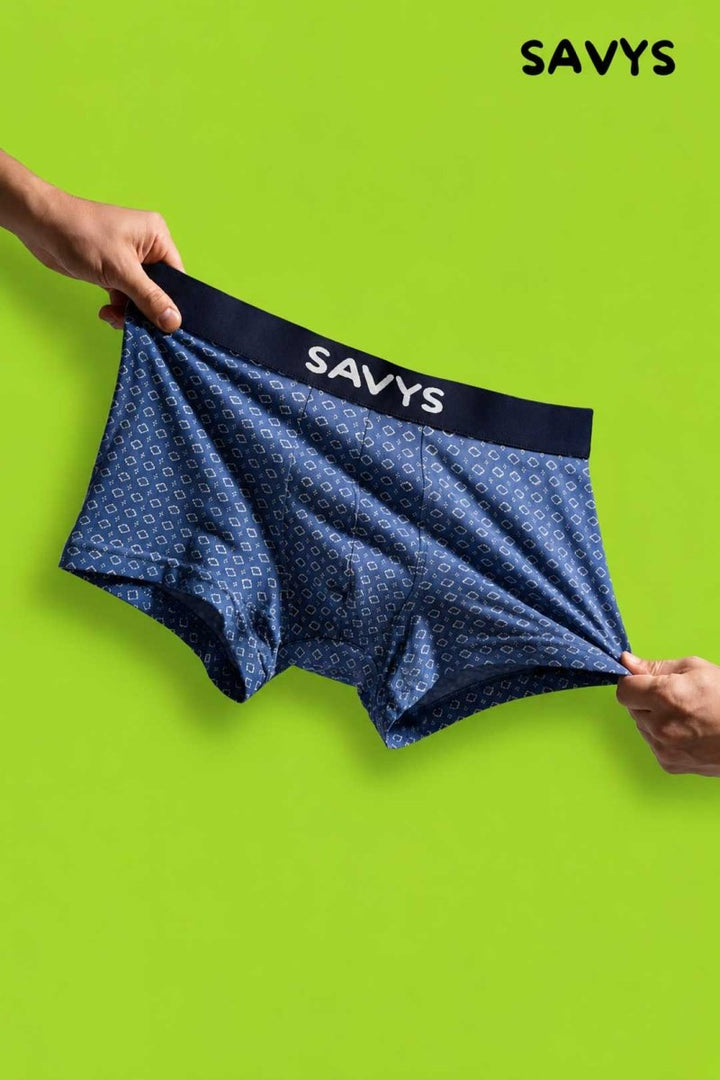 Men Printed Boxershort (Pack of 3) - Arctic Blue - Savys Retail -