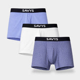 Men Printed Boxershort (Pack of 3) - Arctic Blue - Savys Retail - 