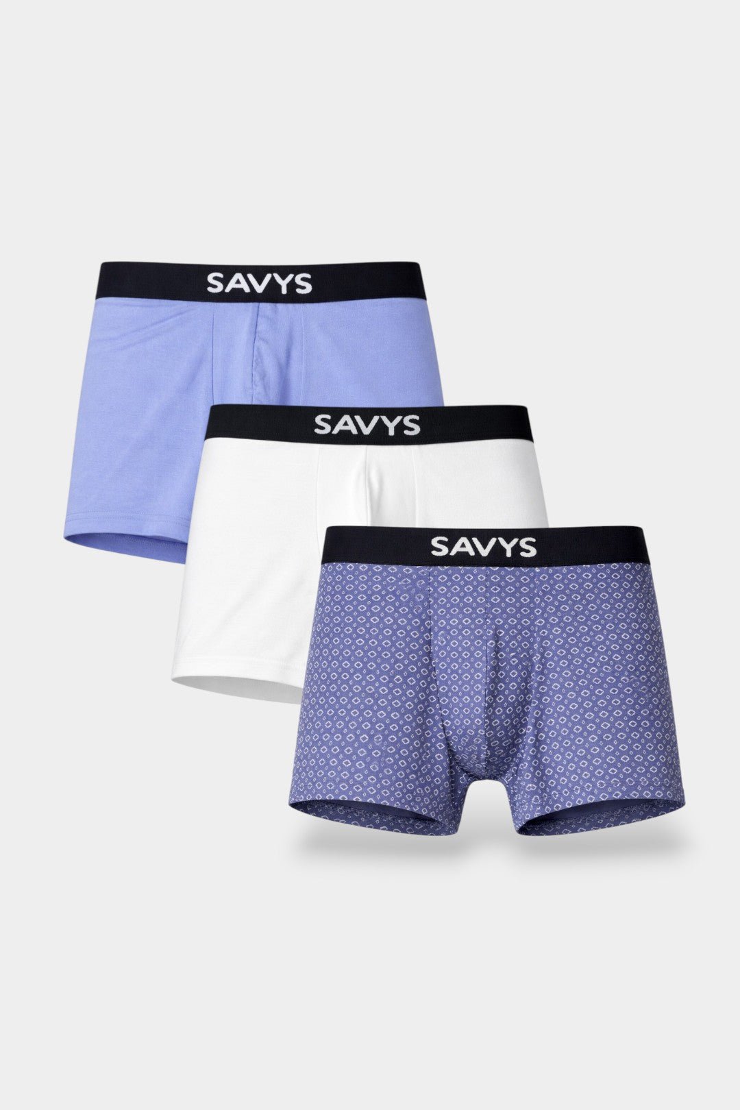 Men Printed Boxershort (Pack of 3) - Arctic Blue - Savys Retail - 
