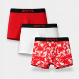 Men Printed Boxershort (Pack of 3) - Crimson Rush - Savys Retail - 