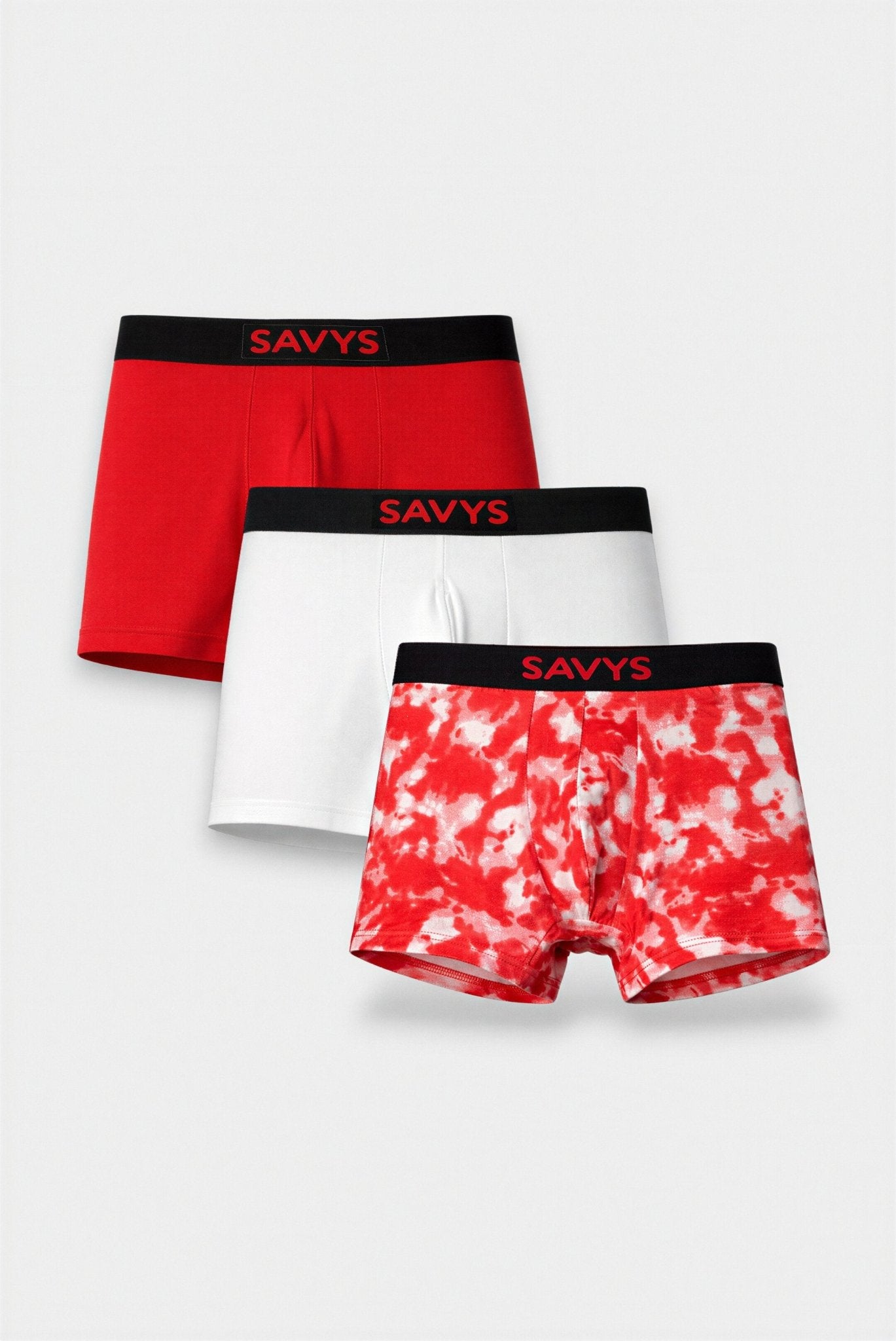 Men Printed Boxershort (Pack of 3) - Crimson Rush - Savys Retail - 