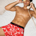 Men Printed Boxershort (Pack of 3) - Crimson Rush - Savys Retail -