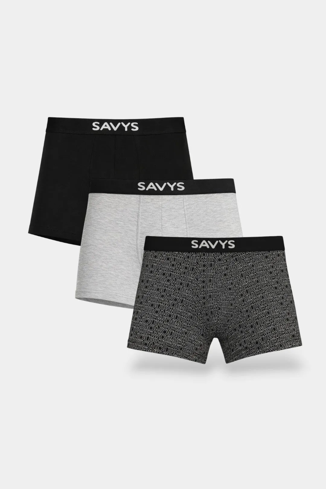 Men Printed Boxershort (Pack of 3) - Graphite Code - Savys Retail - 