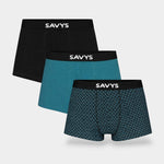 Men Printed Boxershort (Pack of 3) - Hexa Grid - Savys Retail -