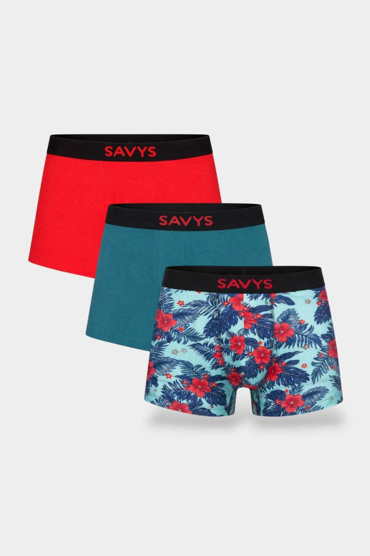 Men Printed Boxershort (Pack of 3) - Tropical Tide - Savys Retail -
